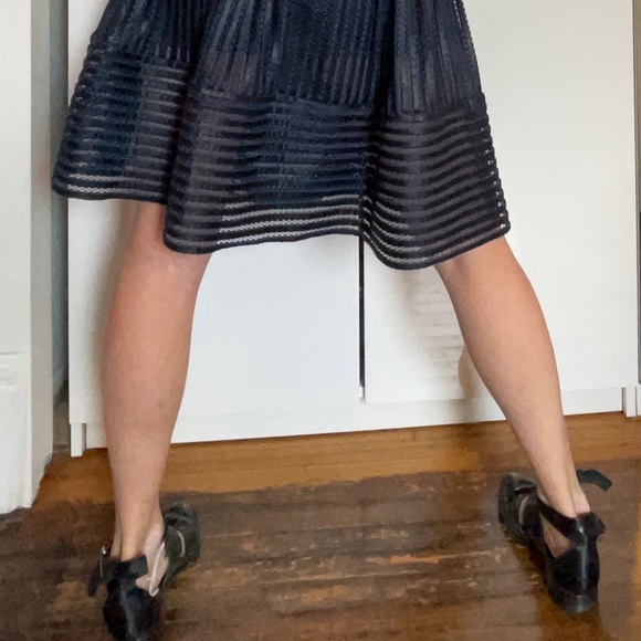 Maje black and blue skirt - Picture 4 of 8